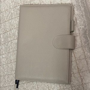 Moterm Light Taupe Gray A5 Leather Cover